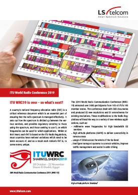 ITU WRC19 is over - so what‘s next?